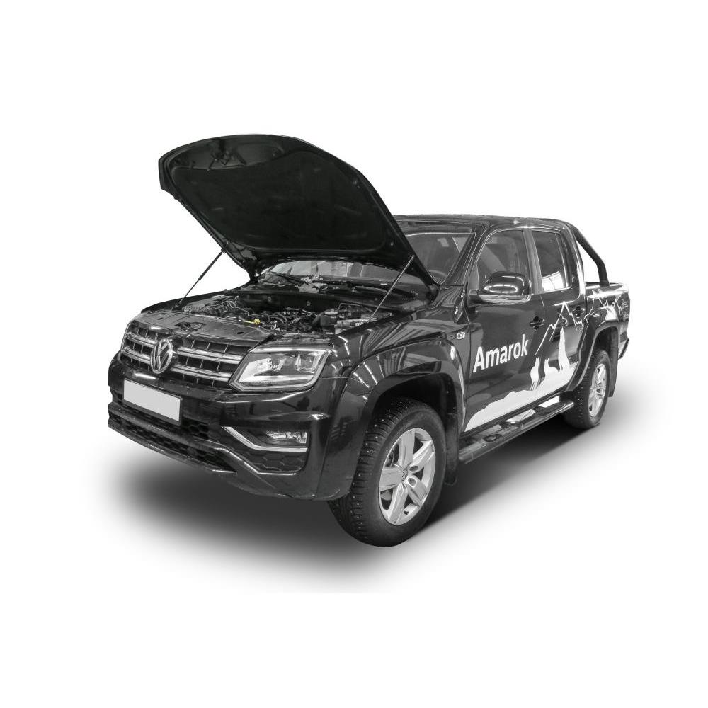 Амортизаторы капота на Volkswagen Amarok (2010 – апрель 2017) (UVWAMA011)