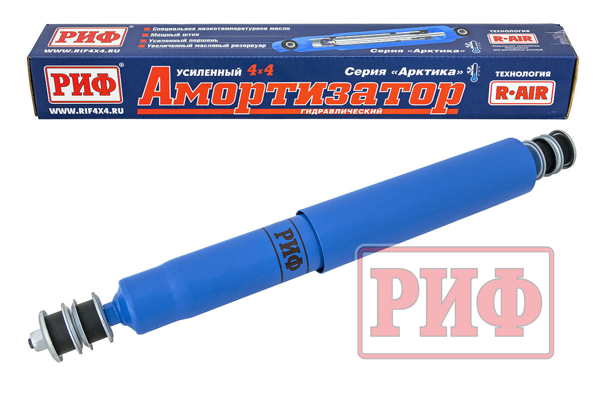 Амортизатор усиленный РИФ "Арктика" передний Toyota Land Cruiser 80/105 лифт 50 мм — изображение 4